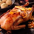 Roast Goose with Fruity Stuffing