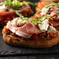 Parma Ham and Ricotta Bruschetta