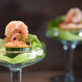 Prawn Cocktail and Cucumber Lettuce Cups