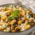 Pasta with Goat’s Cheese and Hazelnuts