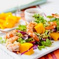 Chilli and Lime Prawns with Mango Dressing