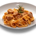 Chestnut and Sausage Pappardelle