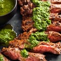 Lamb Steaks with Pesto