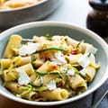 Zucchini and Green Olive Pasta