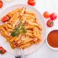 Roast Red Pepper Pesto with Penne