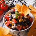 Black Bean and Tortilla Chip Salad