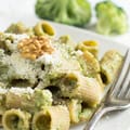 Chargrilled Broccoli and Walnut Pasta