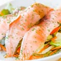 Poached Salmon and Fennel Salad