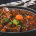 Lamb, Mushroom and Vegemite Stew