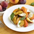 Ricotta Salad with Peach, Pistachio and Melon