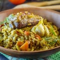 Simple Lamb and Leek Pilaf